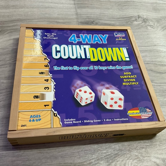4 Way Countdown Board Game - Picture 1 of 5